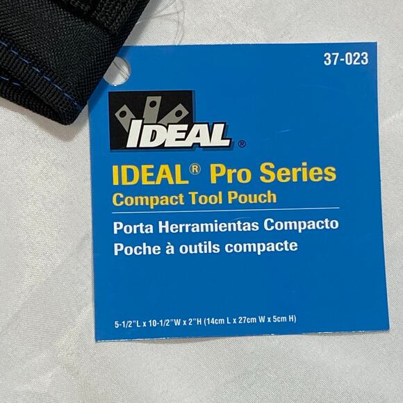 Ideal 37-023 Pro Series Premium Compact Tool Pouch Electrician Carpenter Handy - Picture 2 of 4